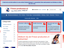 Tablet Screenshot of friese-producten.nl